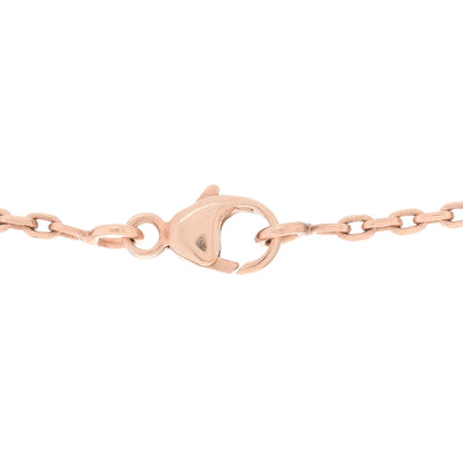 Hermes Lacquered Rose Gold Pop H Pendant Necklace White 4 of 5