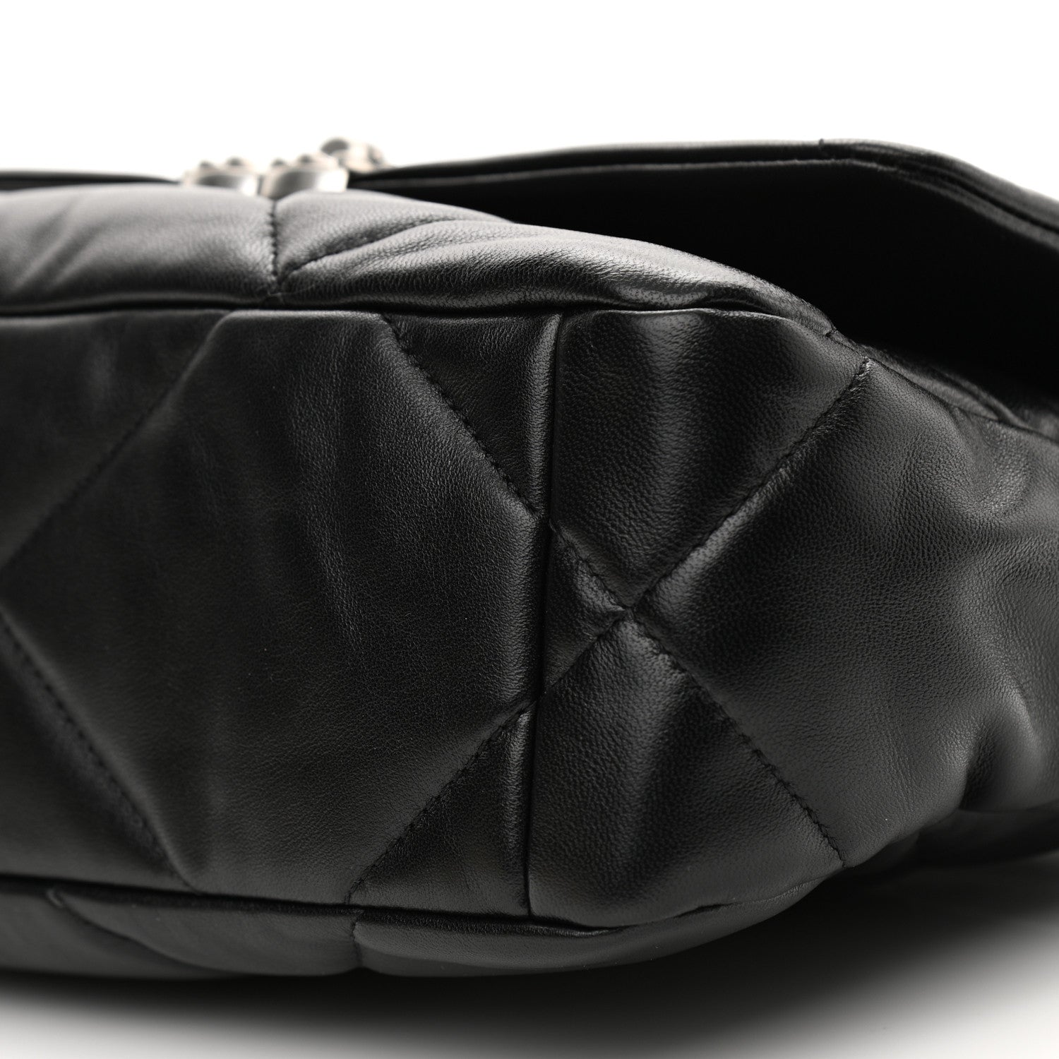 Chanel Lambskin Quilted Medium Chanel 19 Flap Black 10 of 11