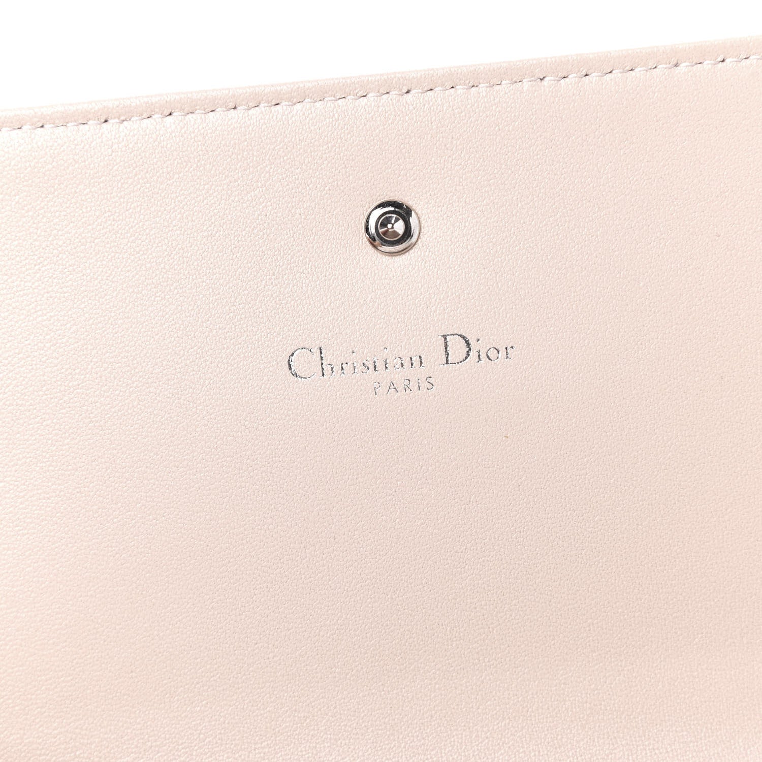 Christian Dior Grained Calfskin Diorama Croisiere Chain Wallet Rose Poudre 6 of 10