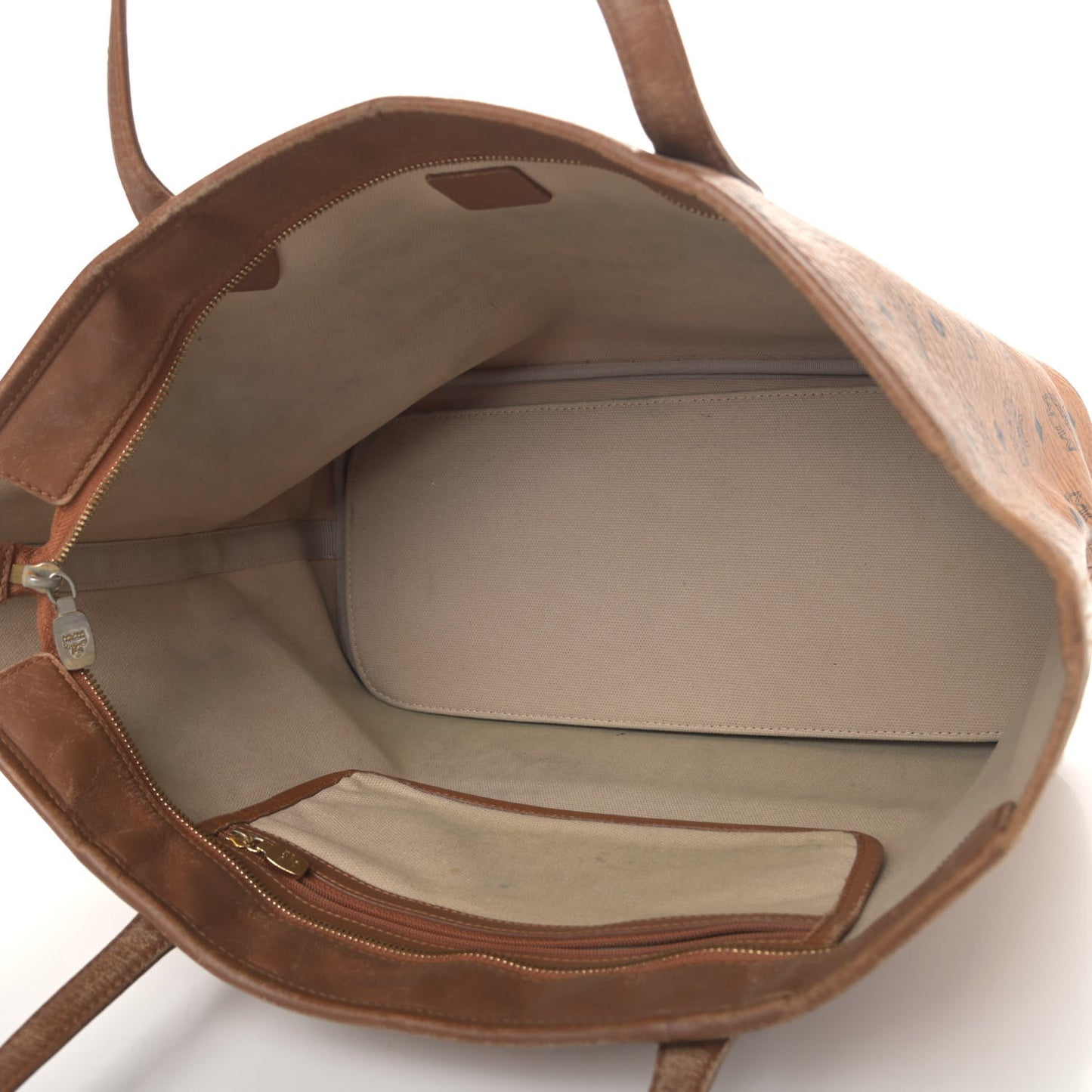 Visetos Dog Bone Shopper Tote Cognac