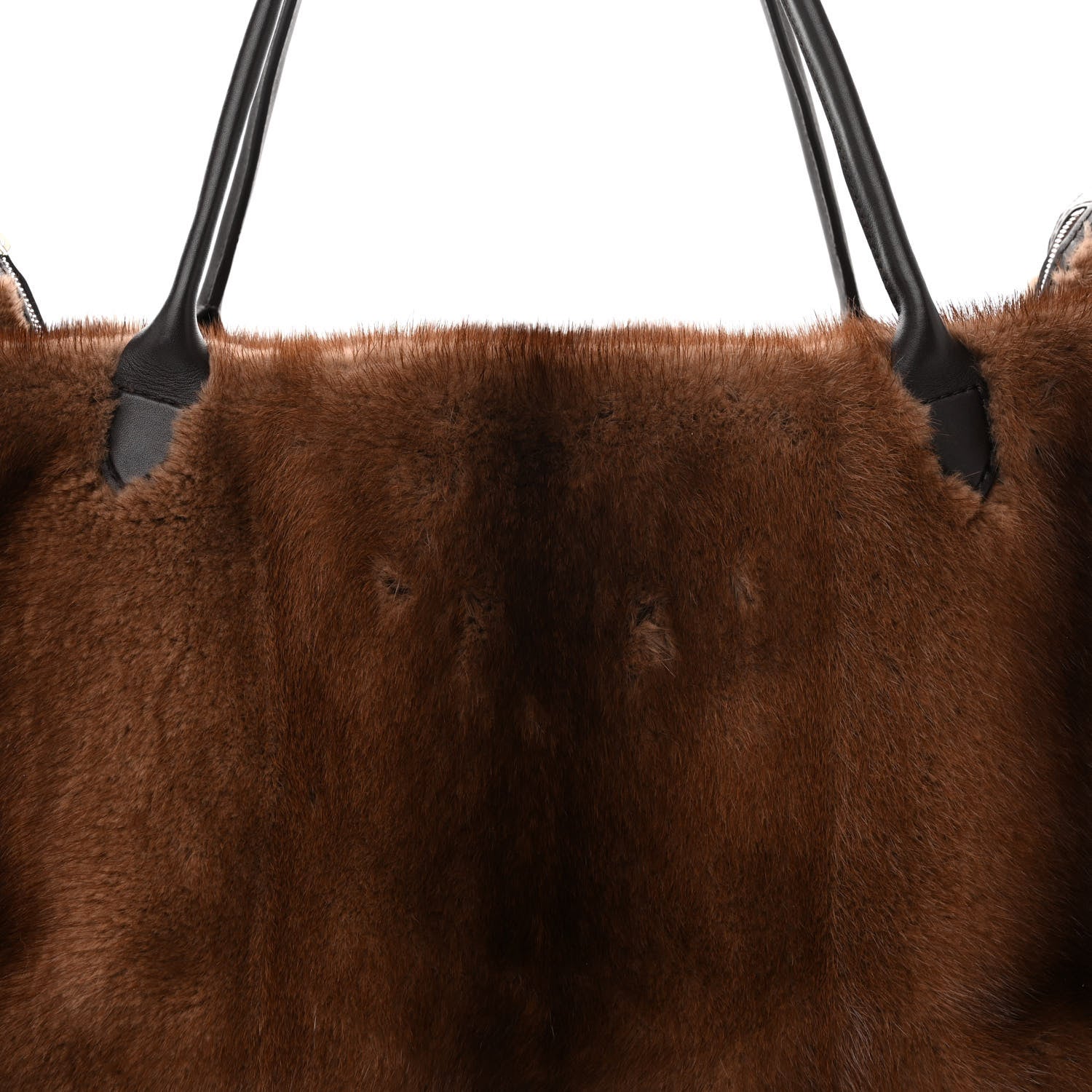 The Row Mink Fur Lux Satchel Coffee 7 of 11