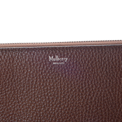 Mulberry Natural Grain Leather Zip Around Wallet Oak 7 of 9