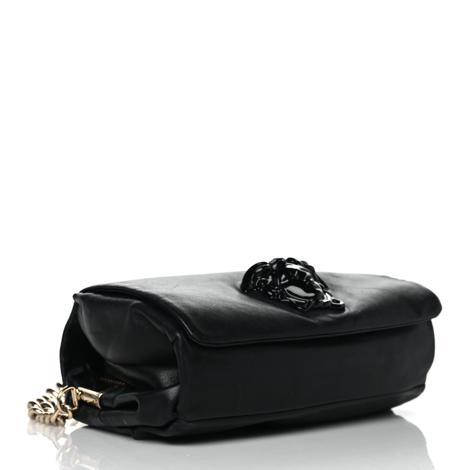 Versace Nappa Palazzo Sultan Shoulder Bag Black 6 of 20
