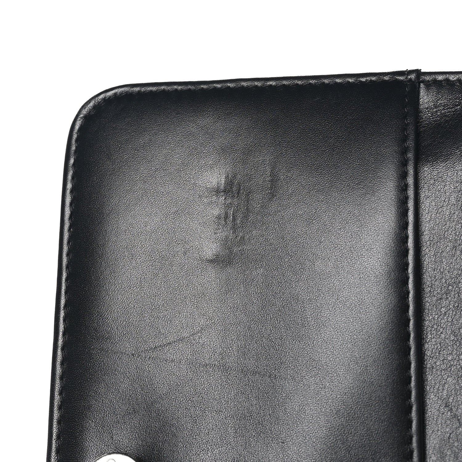 Chanel Calfskin Chain 20s Signe Wallet on Chain WOC Black 13 of 14