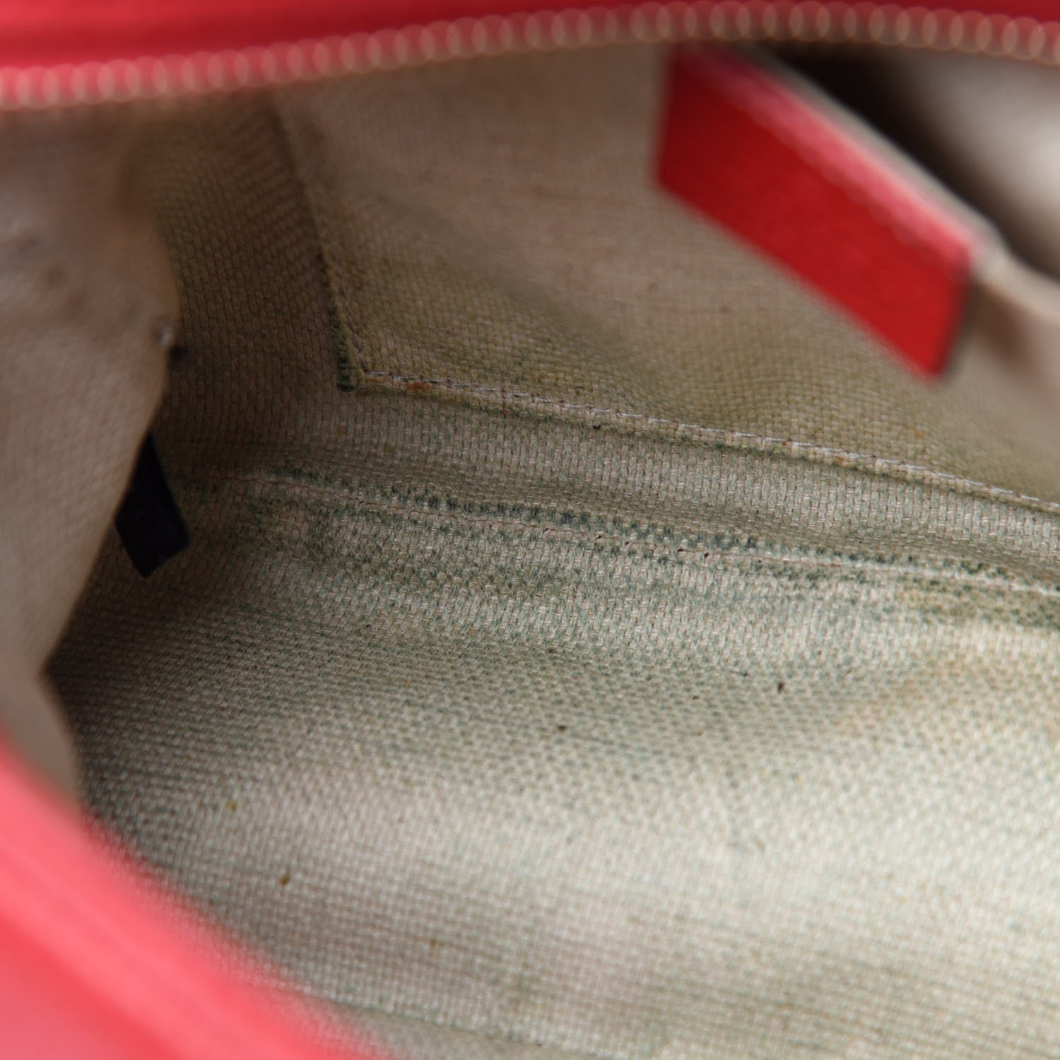 Gucci Pebbled Calfskin Small Soho Disco Bag Tabasco Red 12 of 16