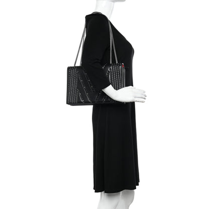 MCM Lambskin Diamond Disco Flap Crossbody Bag Black 2 of 14