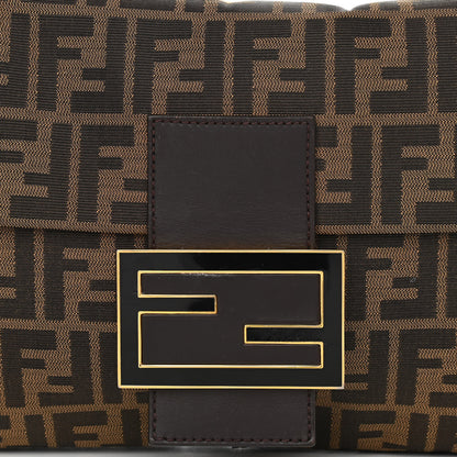Fendi Zucca Vitello Messenger Baguette Tobacco 8 of 14
