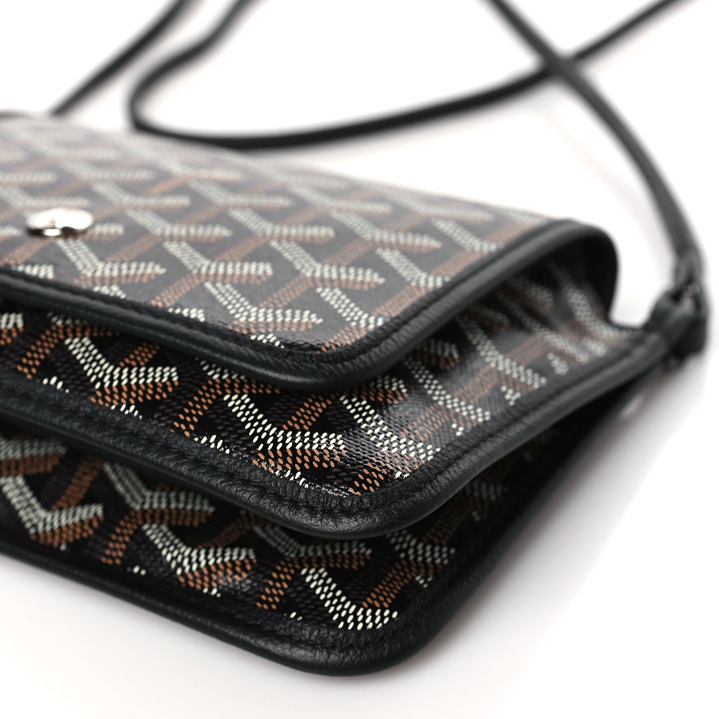 Goyardine Plumet Wallet Clutch Black