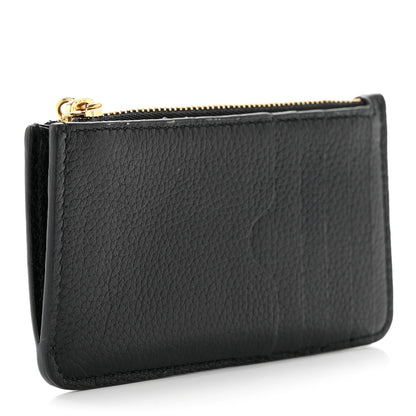 Alexander McQueen Calfskin Card Holder Wallet Black 3 of 7