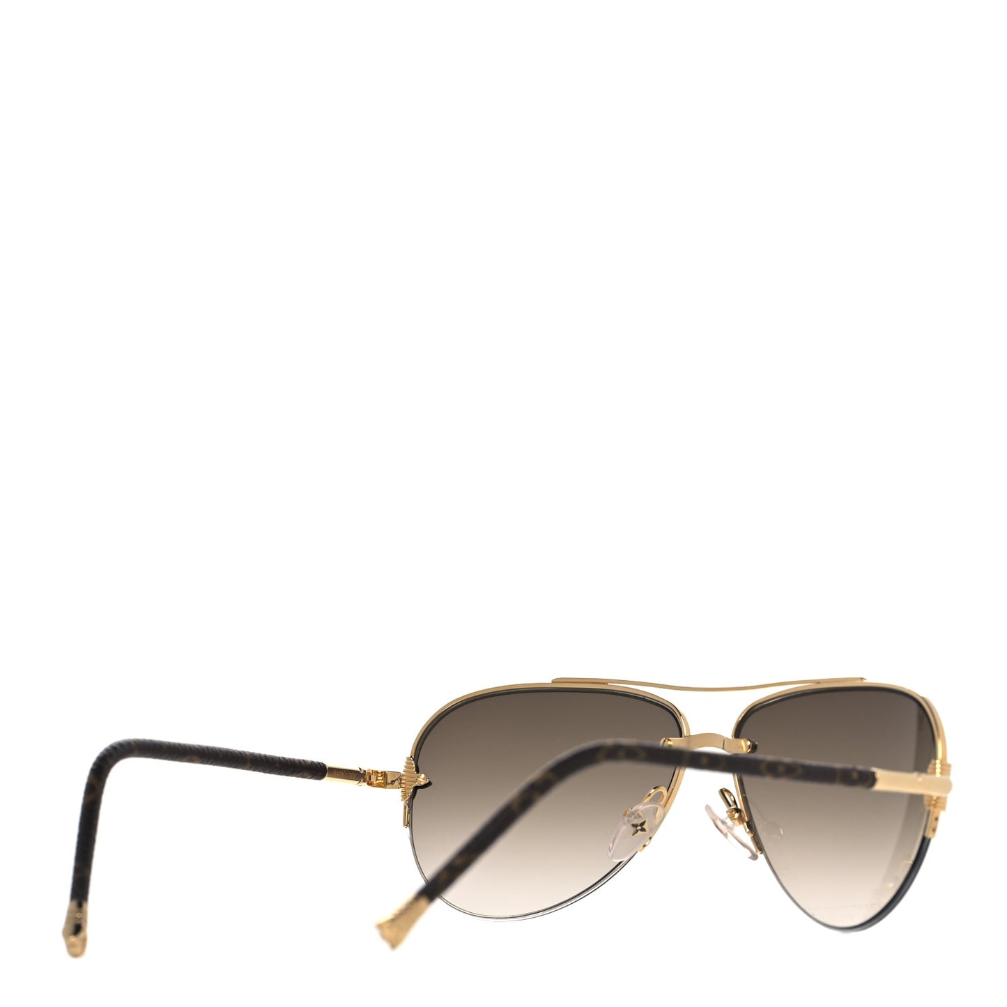Monogram Petite Viola Pilote Aviator Sunglasses Z0571U Brown