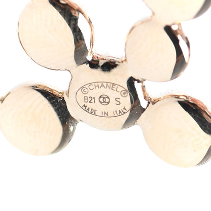 Chanel Metal Beaded CC Brooch Gold 4 of 4