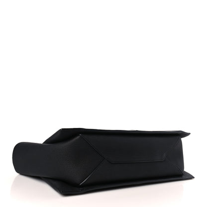 Celine Baby Grained Calfskin Medium Tri-Fold Bag Black 4 of 9