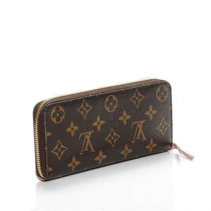 Louis Vuitton Monogram Clemence Wallet Rose Ballerine 3 of 7