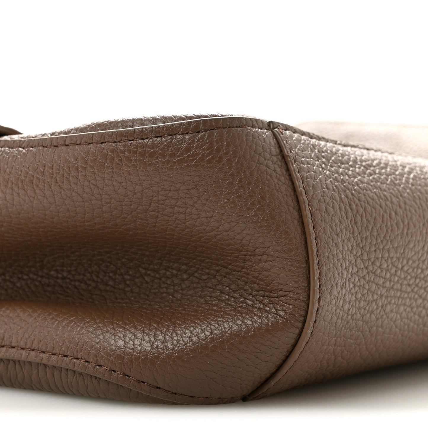 Grained Calfskin Small Souplissimo Maxi Flap Light Brown