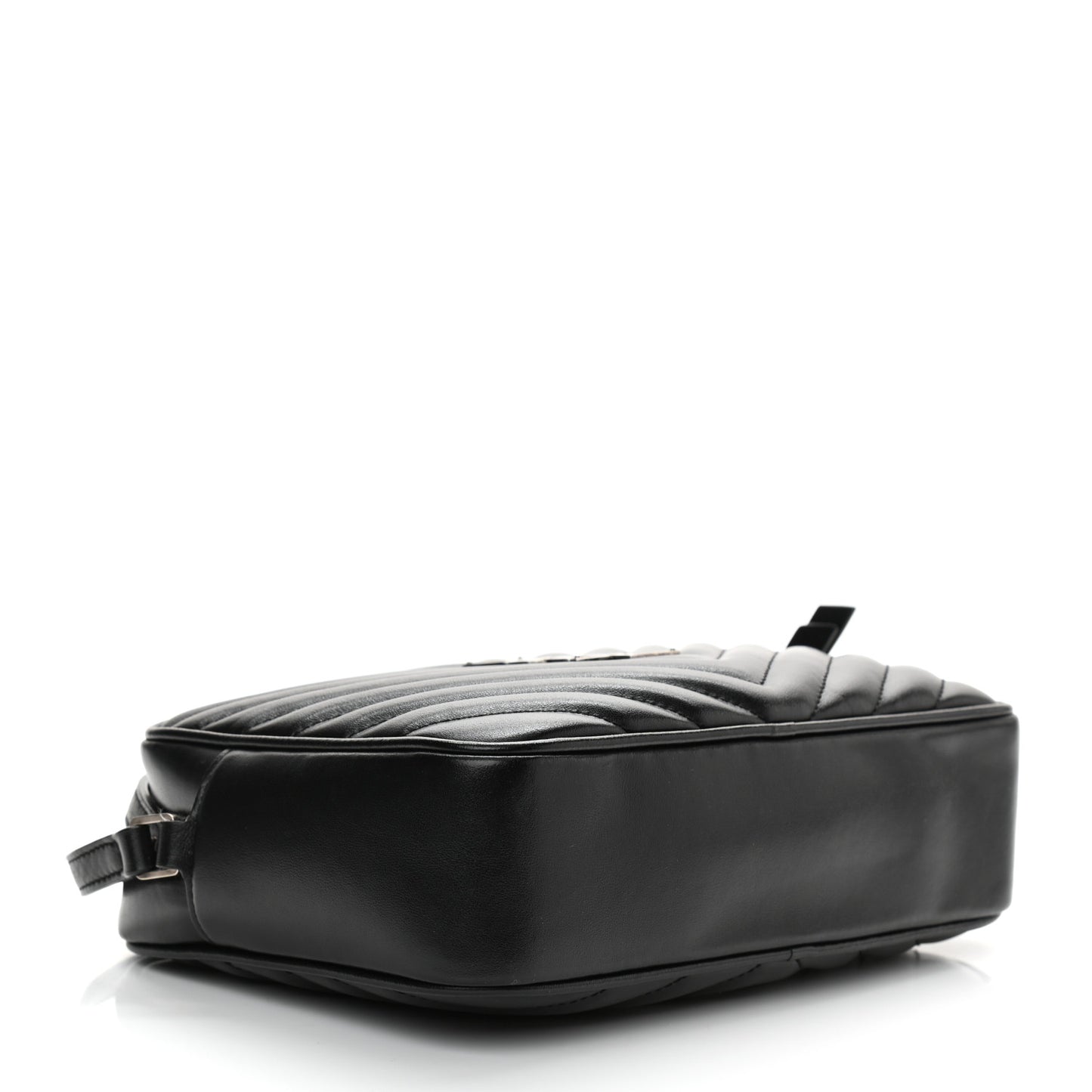 Calfskin Matelasse Monogram Lou Camera Bag Black
