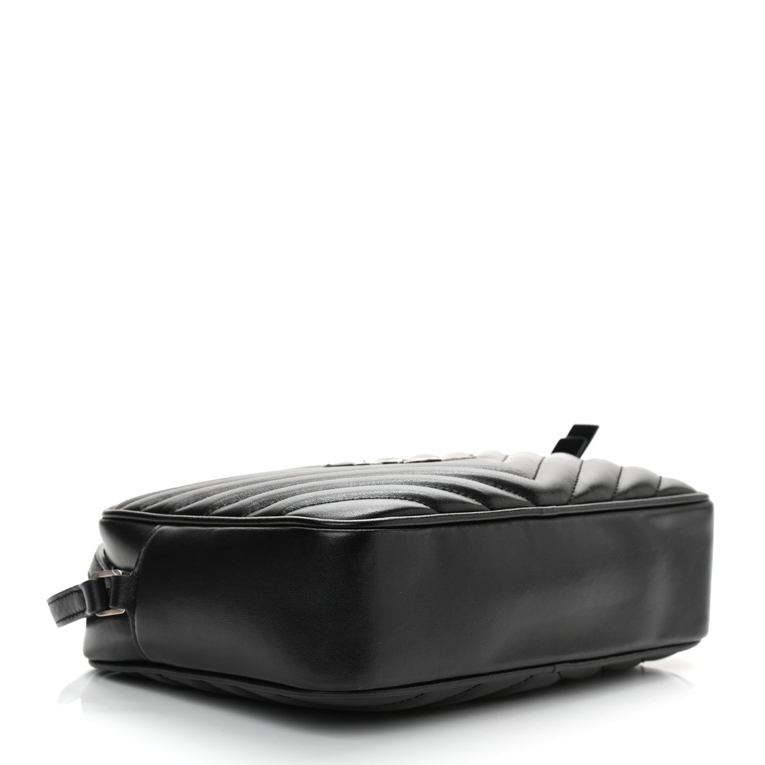 Saint Laurent Calfskin Matelasse Monogram Lou Camera Bag Black 3 of 11