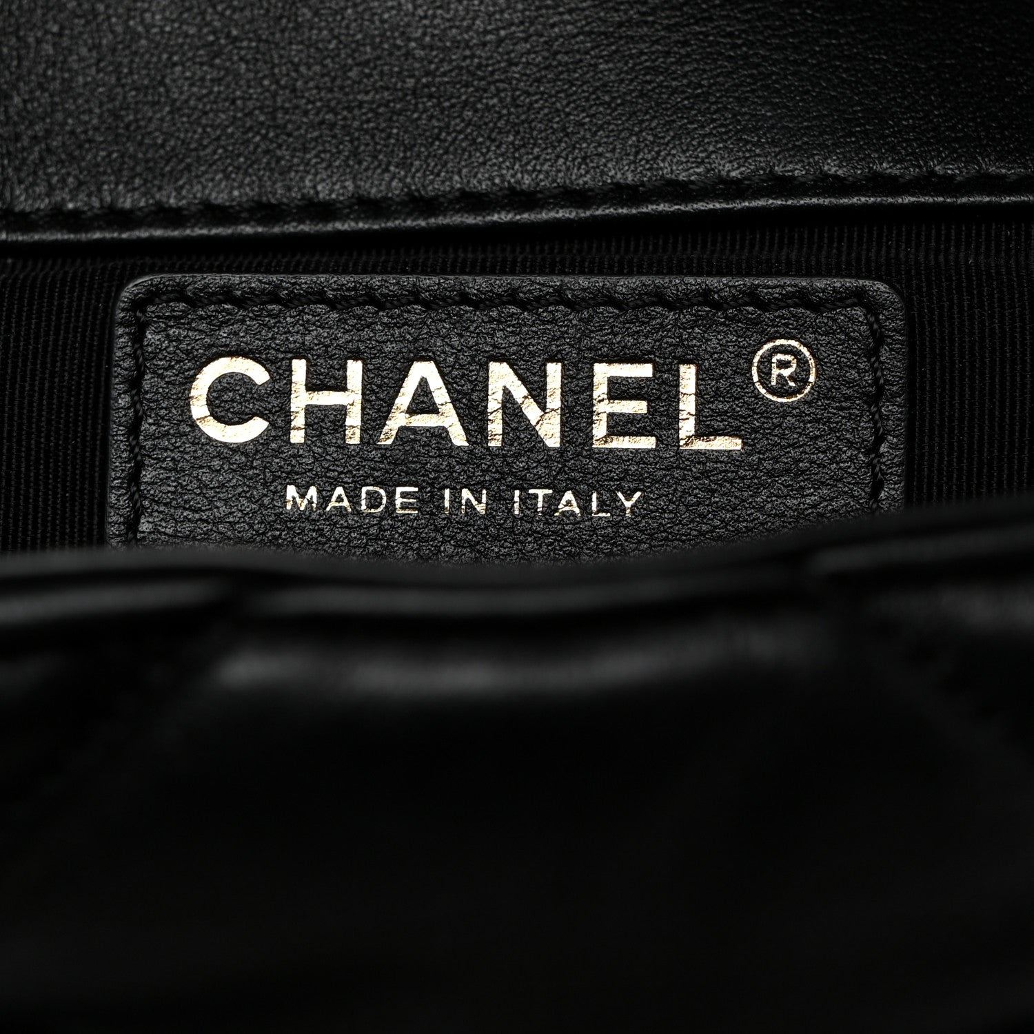 Chanel Calfskin Quilted Mini Square Bubbly Flap Black 6 of 10