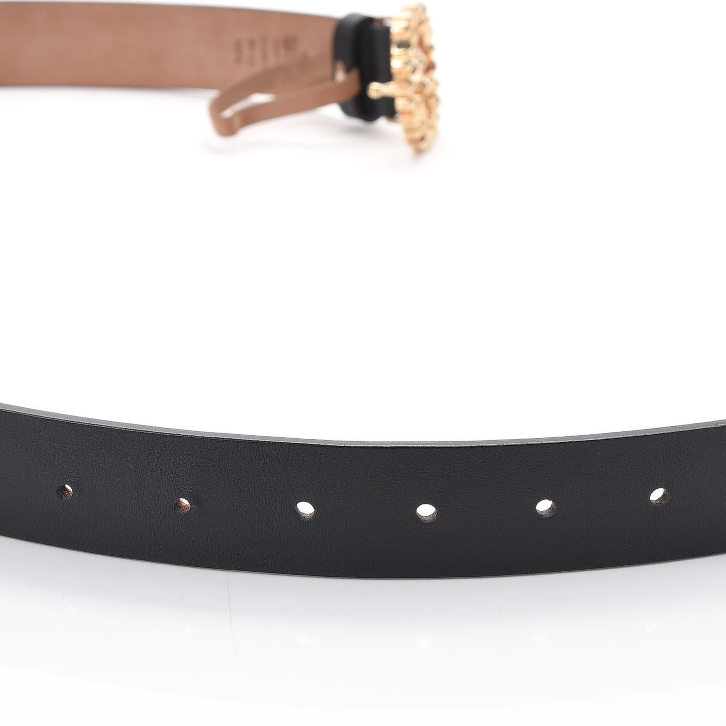 Calfskin Studded Interlocking G Belt 80 32 Black