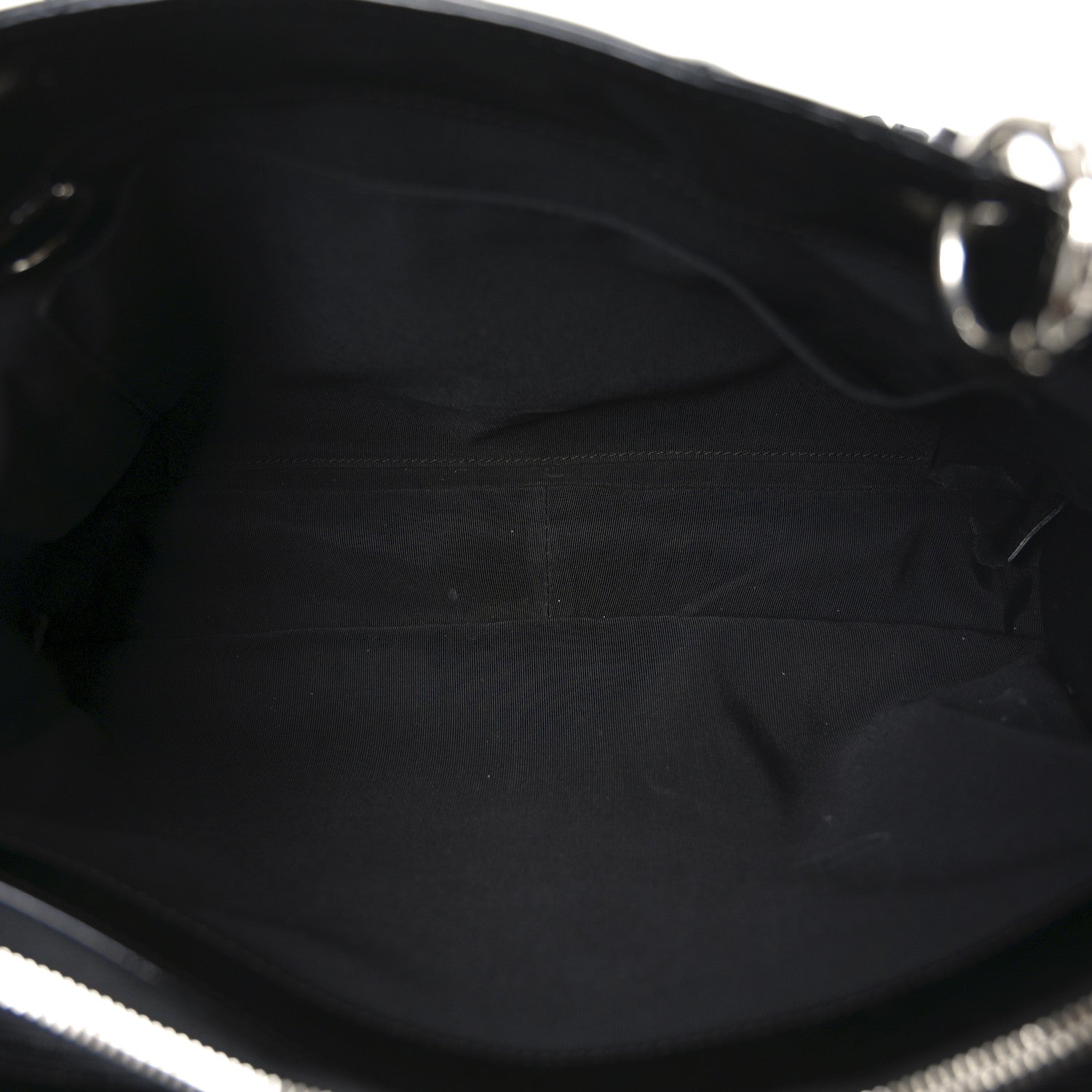 Chanel Patent Quilted Grand Shopping Tote GST Black 5 of 10