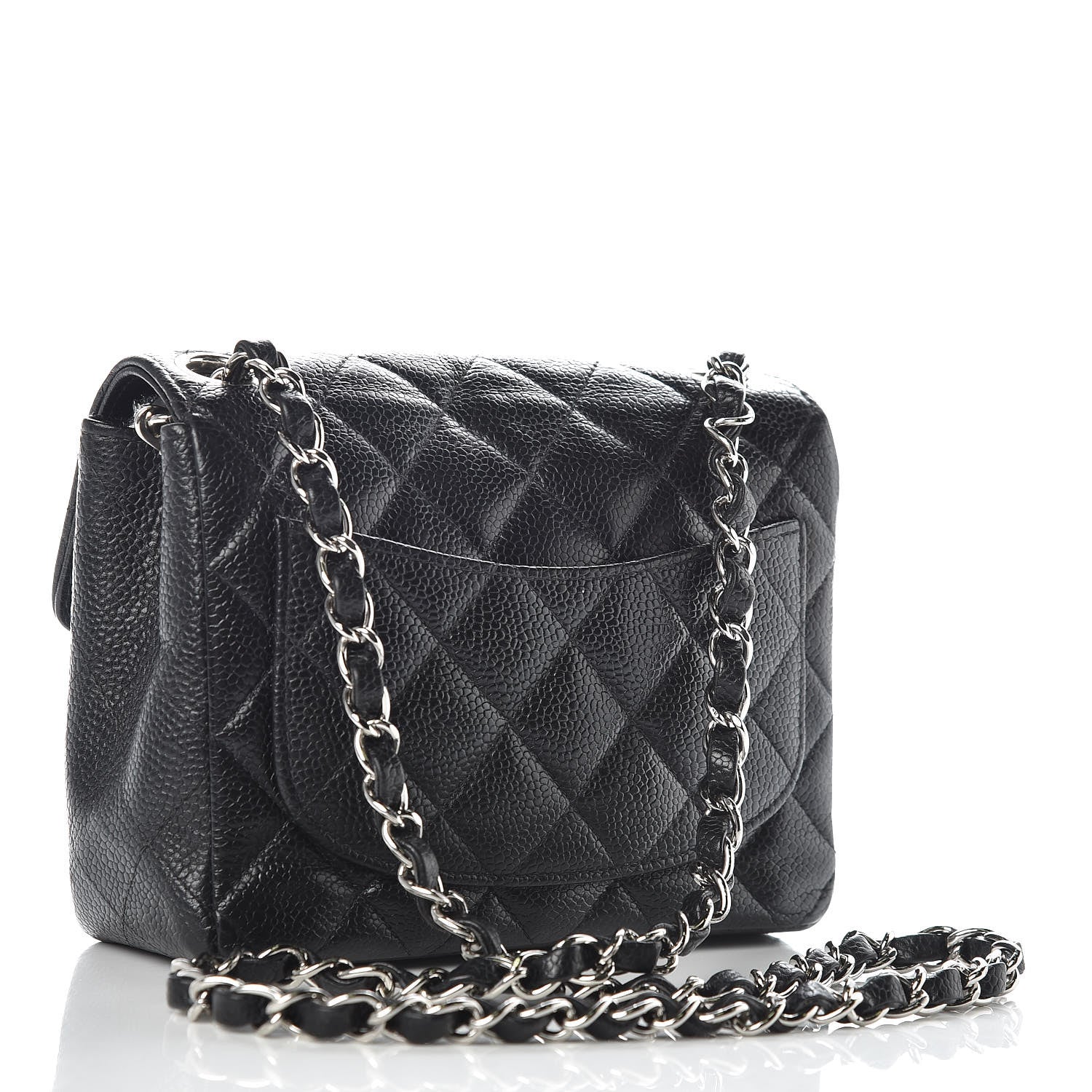 Chanel Caviar Quilted Mini Square Flap Black 3 of 9