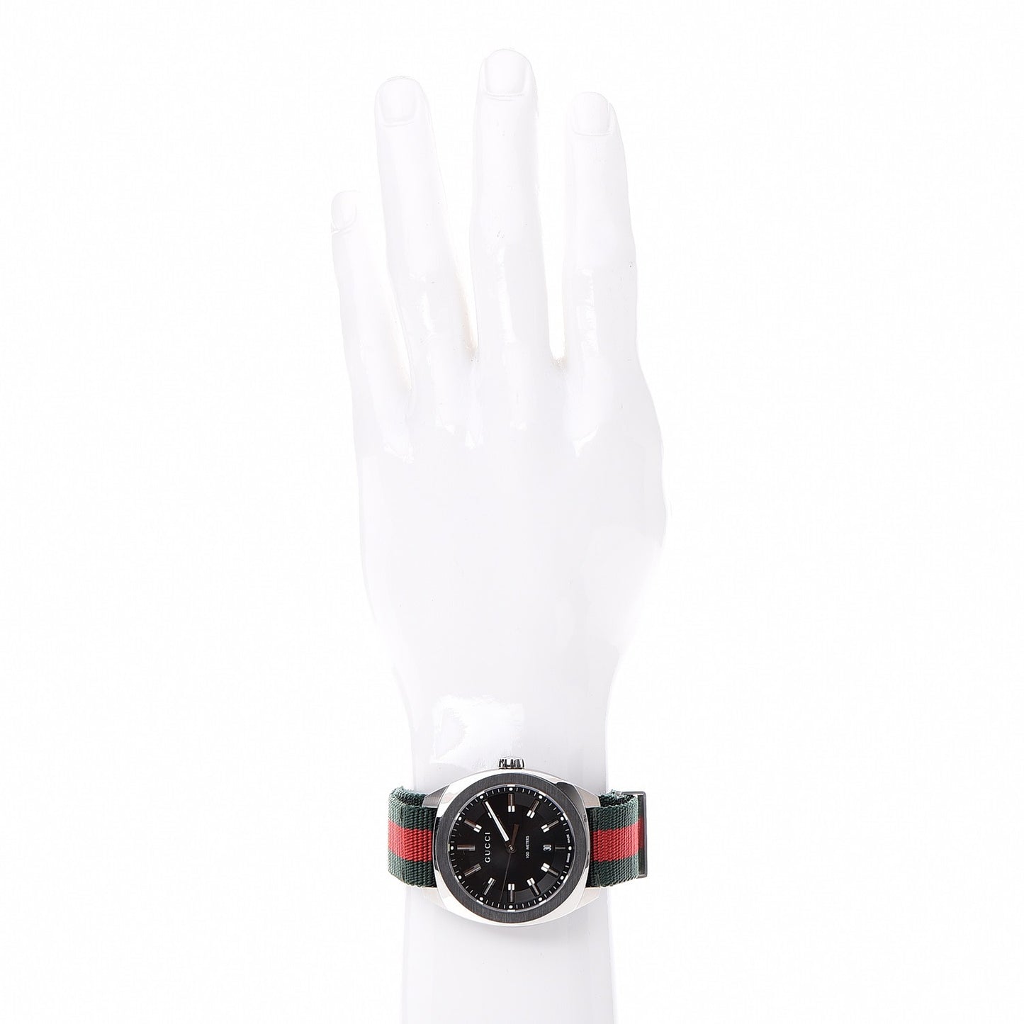 Stainless Steel Nylon 41mm GG2570 Quartz Watch Black