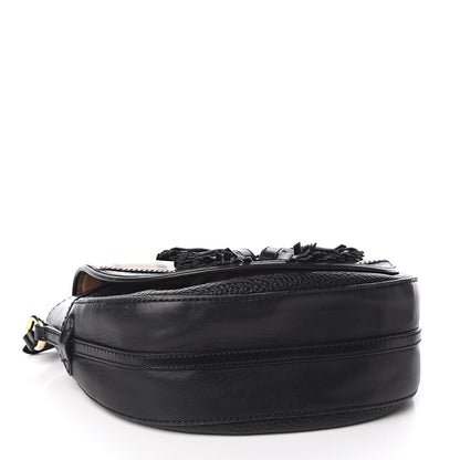 Burberry Haymarket Check Maydown Crossbody Bag Black 4 of 12