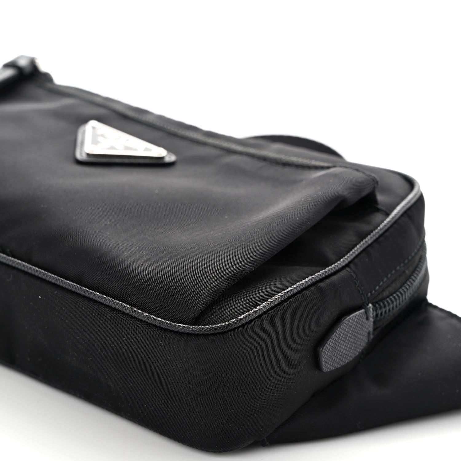 Prada Tessuto Nylon Belt Bag Black 10 of 10