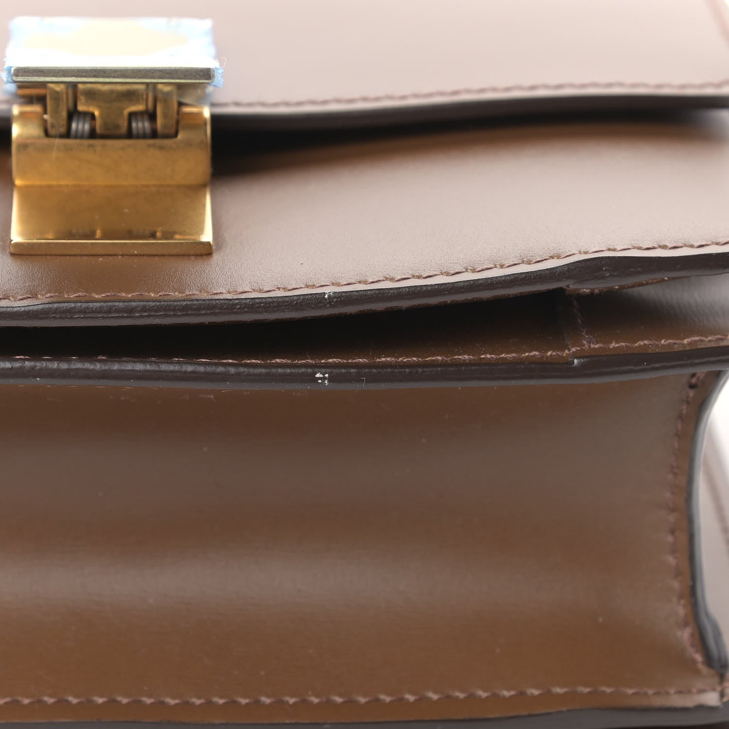 Celine Smooth Calfskin Small Classic Box Flap Bag Camel 8 of 12