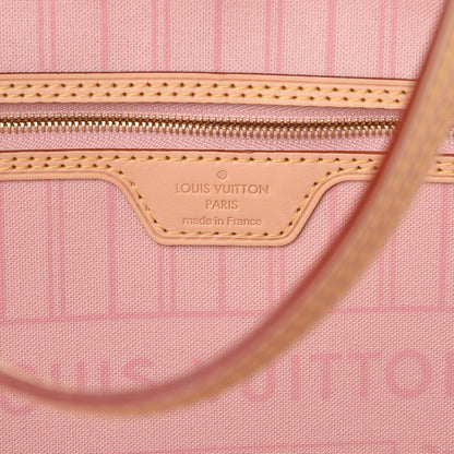 Louis Vuitton Damier Azur Neo Neverfull GM Rose Ballerine 7 of 10