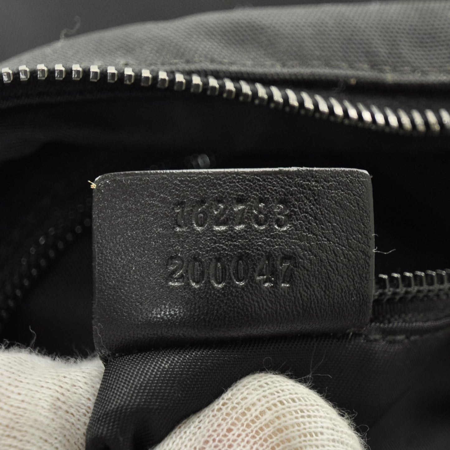 Guccissima Trim Messenger Bag Black