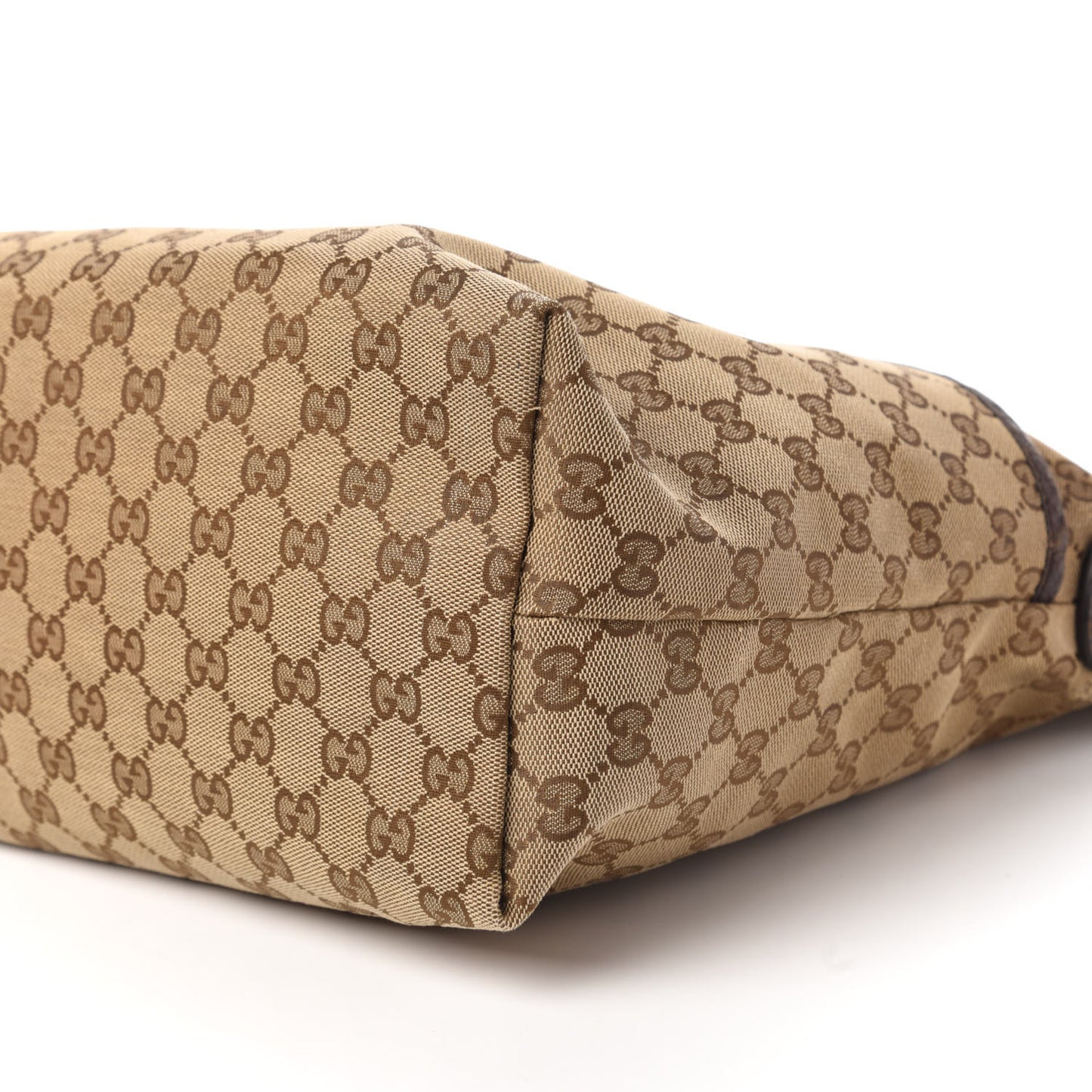 Monogram Web Medium Flat Messenger Bag Brown