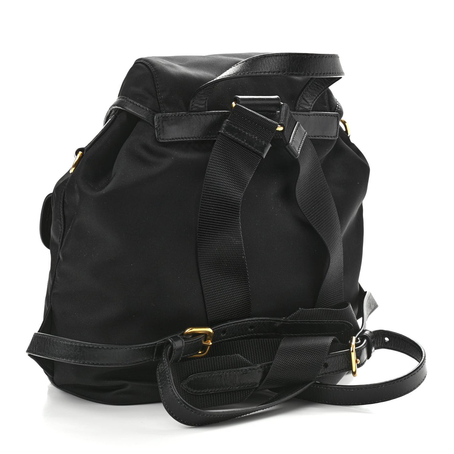 Tessuto Nylon Vitello Backpack Black