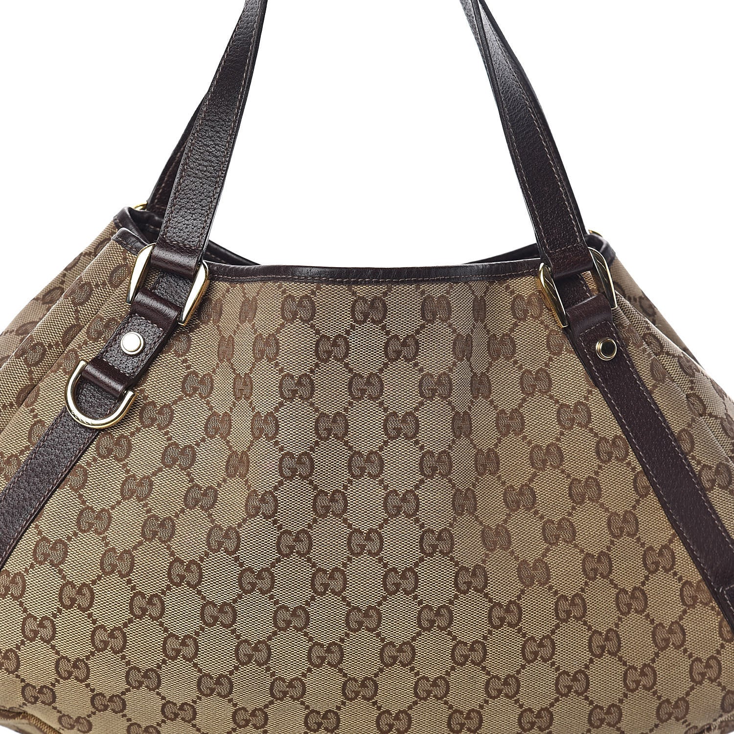 Gucci Monogram Medium Abbey Shoulder Bag Dark Brown 7 of 11