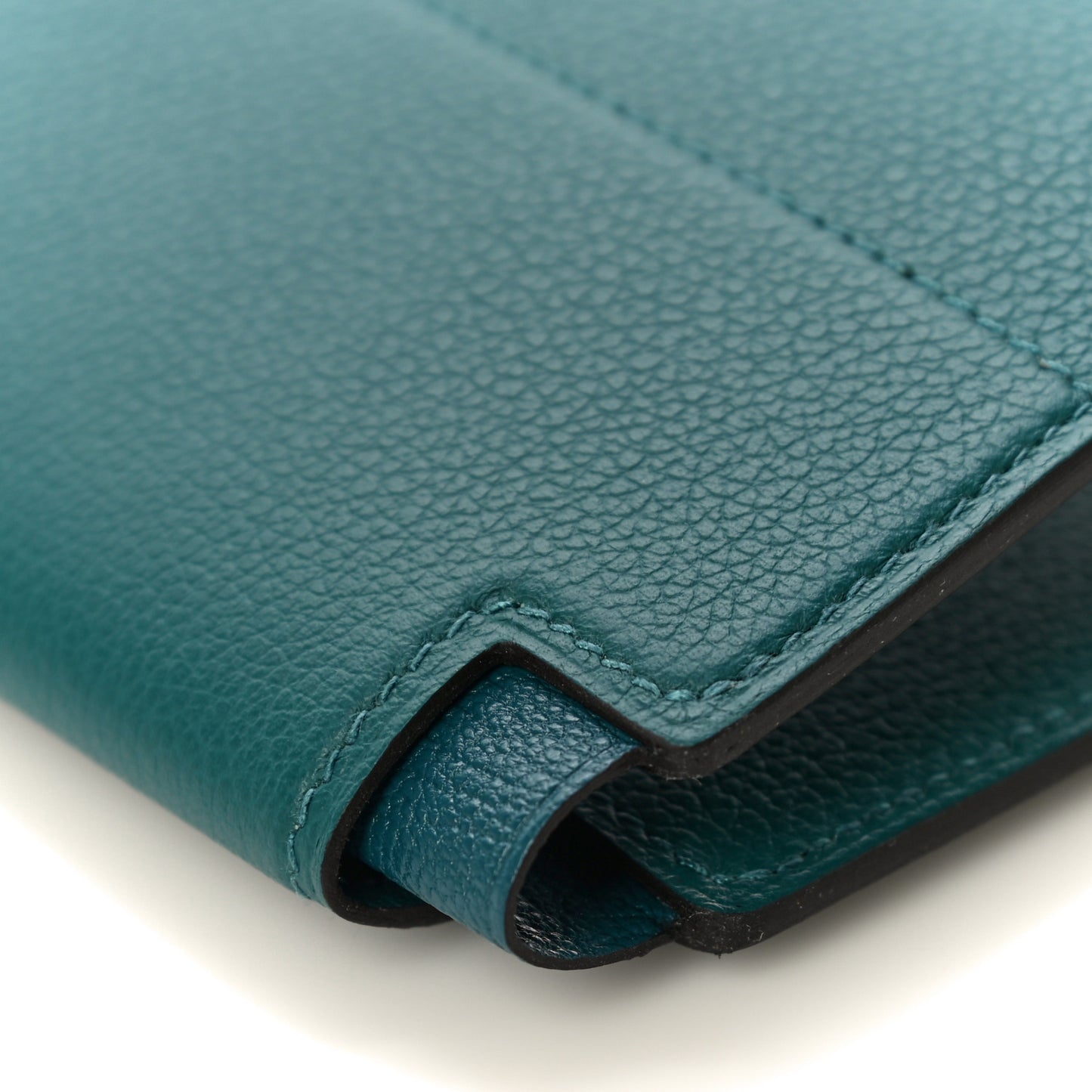 Allegretto Chevre Mysore H'Sport Open Vertical Card Holder Vert Bosphore