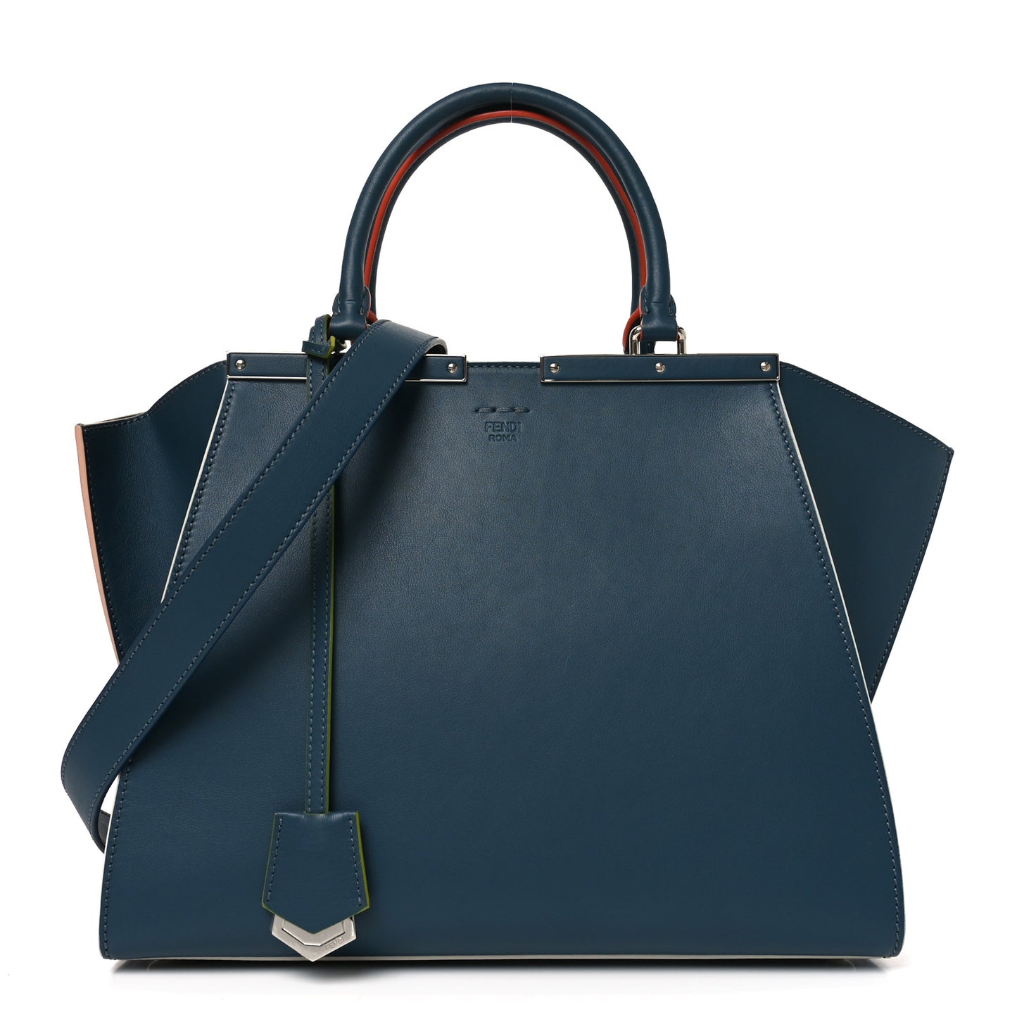 Vitello Dolce Century Petite 3Jours Tote Pavone