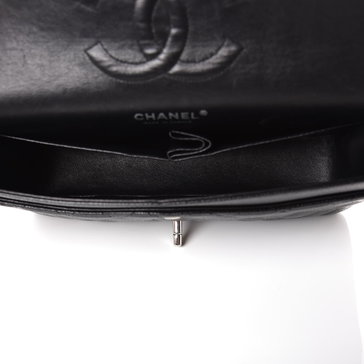 Chanel Caviar Quilted Medium Double Flap Black 5 of 11