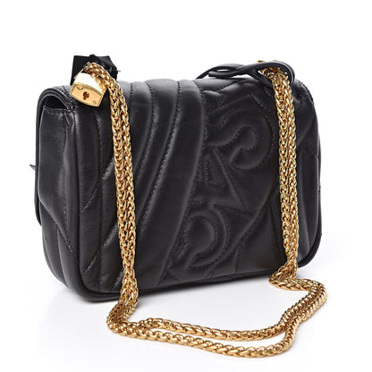 Versace Nappa Quilted Icon Small Crossbody Bag Black 4 of 11