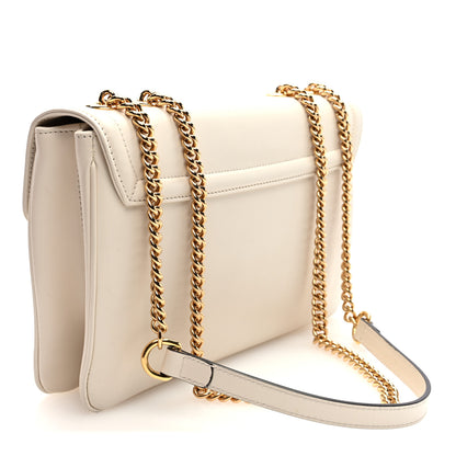 Gucci Vitello Palmellato Lux Crystal Medium Rajah Shoulder Bag Mystic White Multicolor 3 of 11