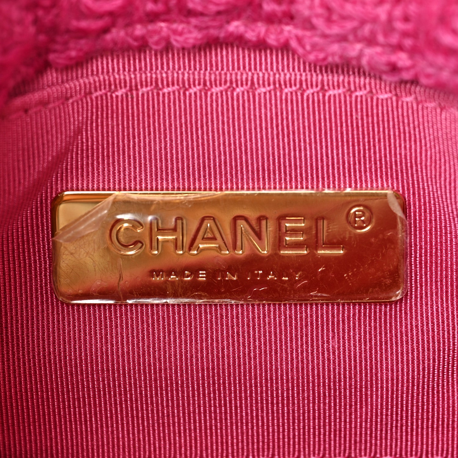 Chanel Tweed Quilted Chanel 19 Waist Bag Pink 6 of 9