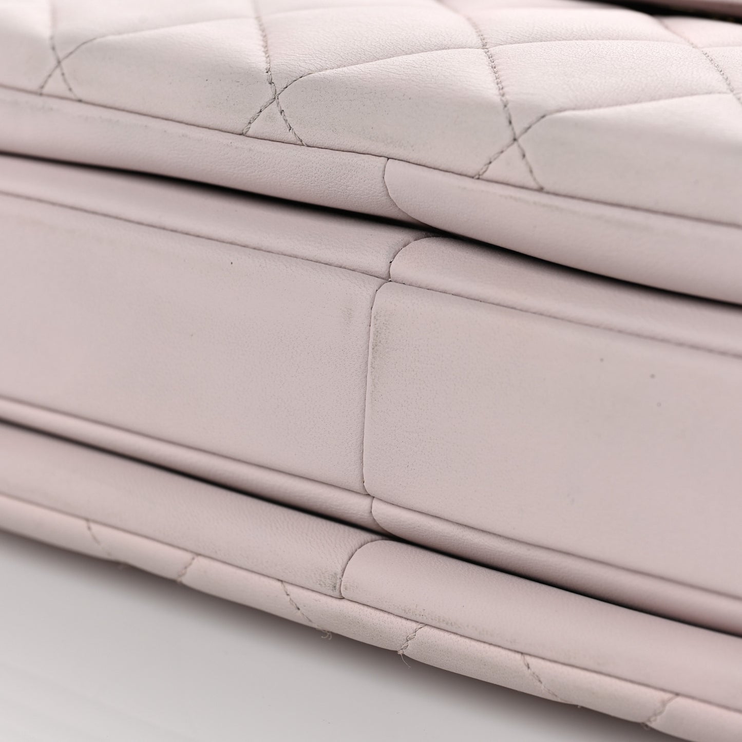 Lambskin Quilted Small Trendy CC Flap Dual Handle Bag Lilac