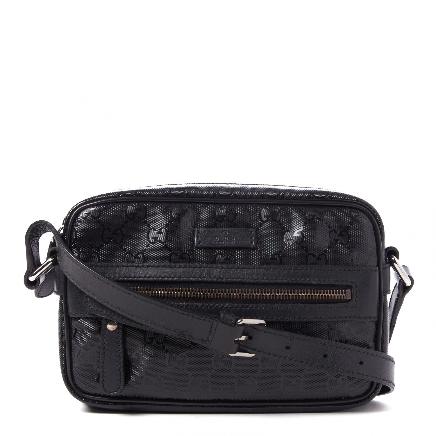 Gucci Imprime Monogram Small Shoulder Bag Black 1 of 8