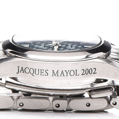 Omega Stainless Steel 26mm Seamaster Jacques Mayol Quartz Watch Blue 2500.80 4 of 7