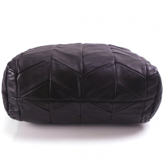 Miu Miu Leather Patchwork Harlequin Black 4 of 10