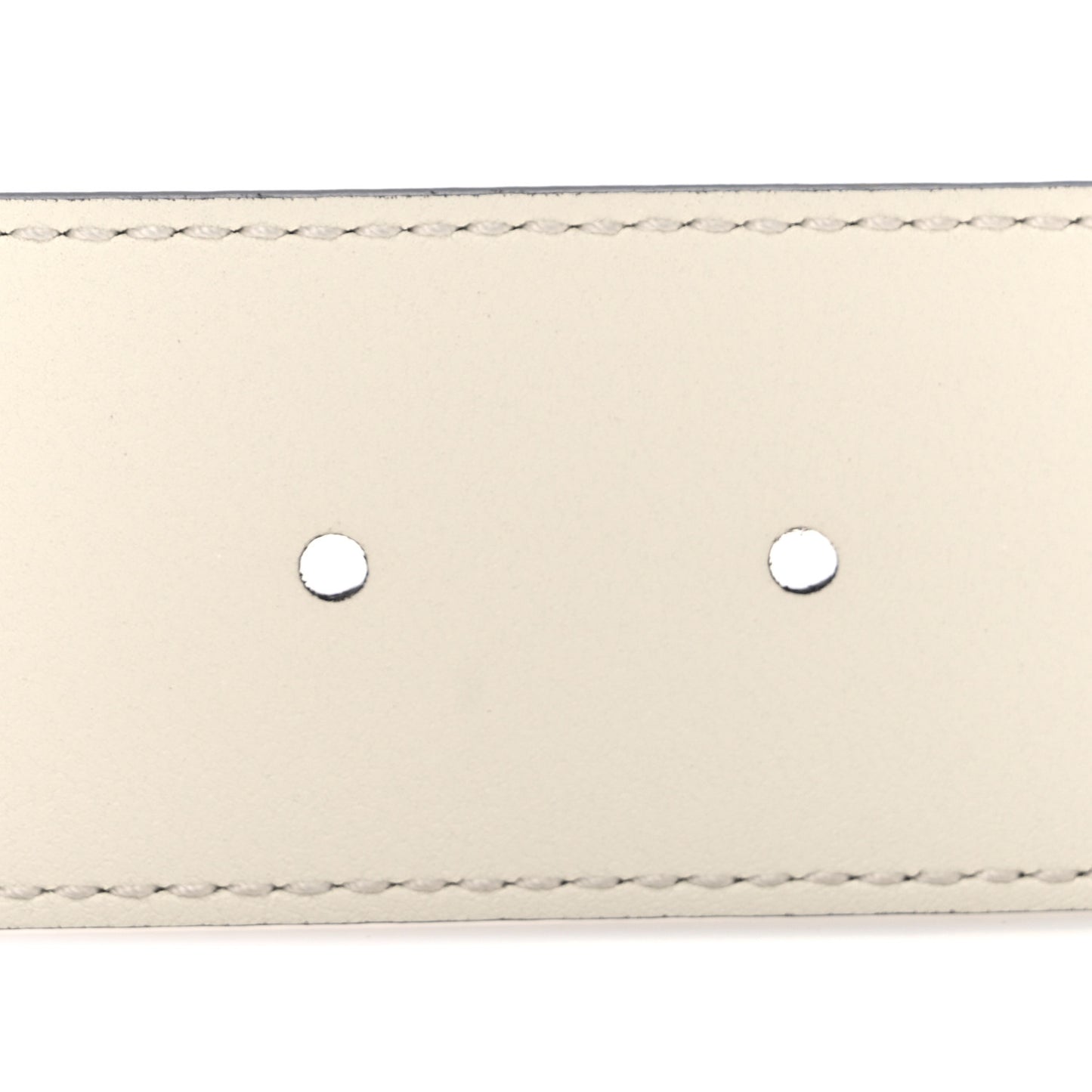 Calfskin Double G 40mm Belt 85 34 Mystic White