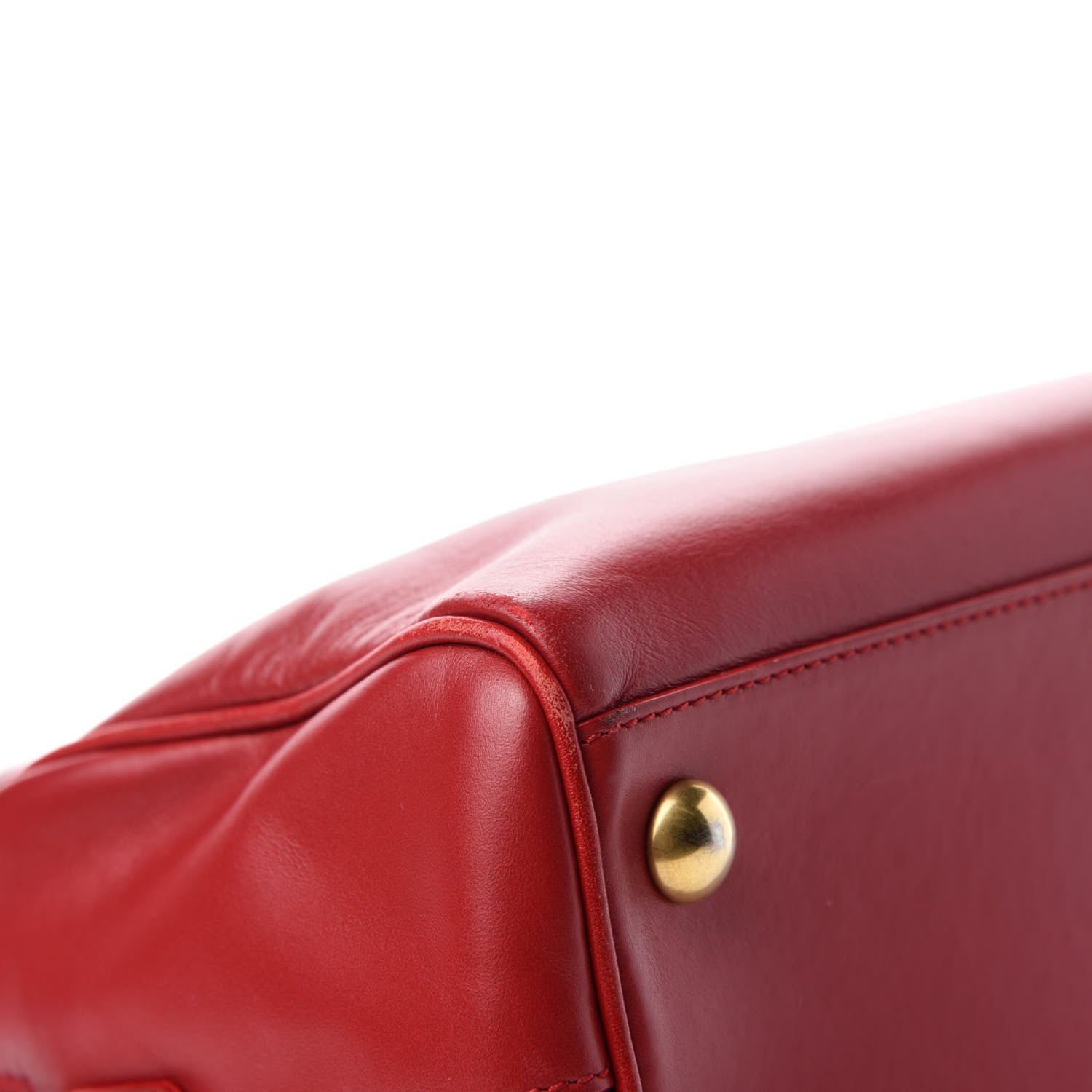 Saint Laurent Calfskin Classic Baby Duffle Red 8 of 13
