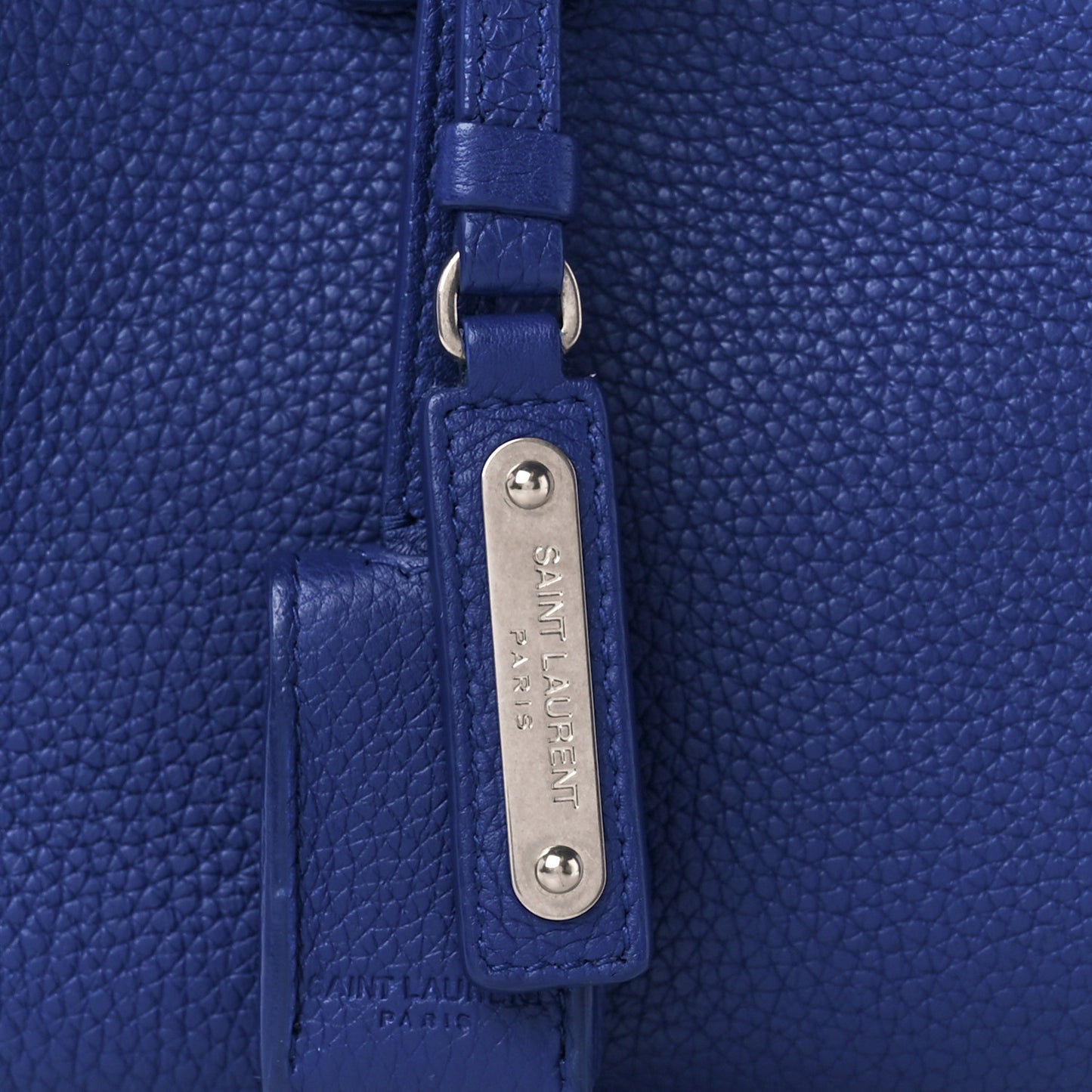 Grained Calfskin Nano Supple Sac De Jour Flash Blue