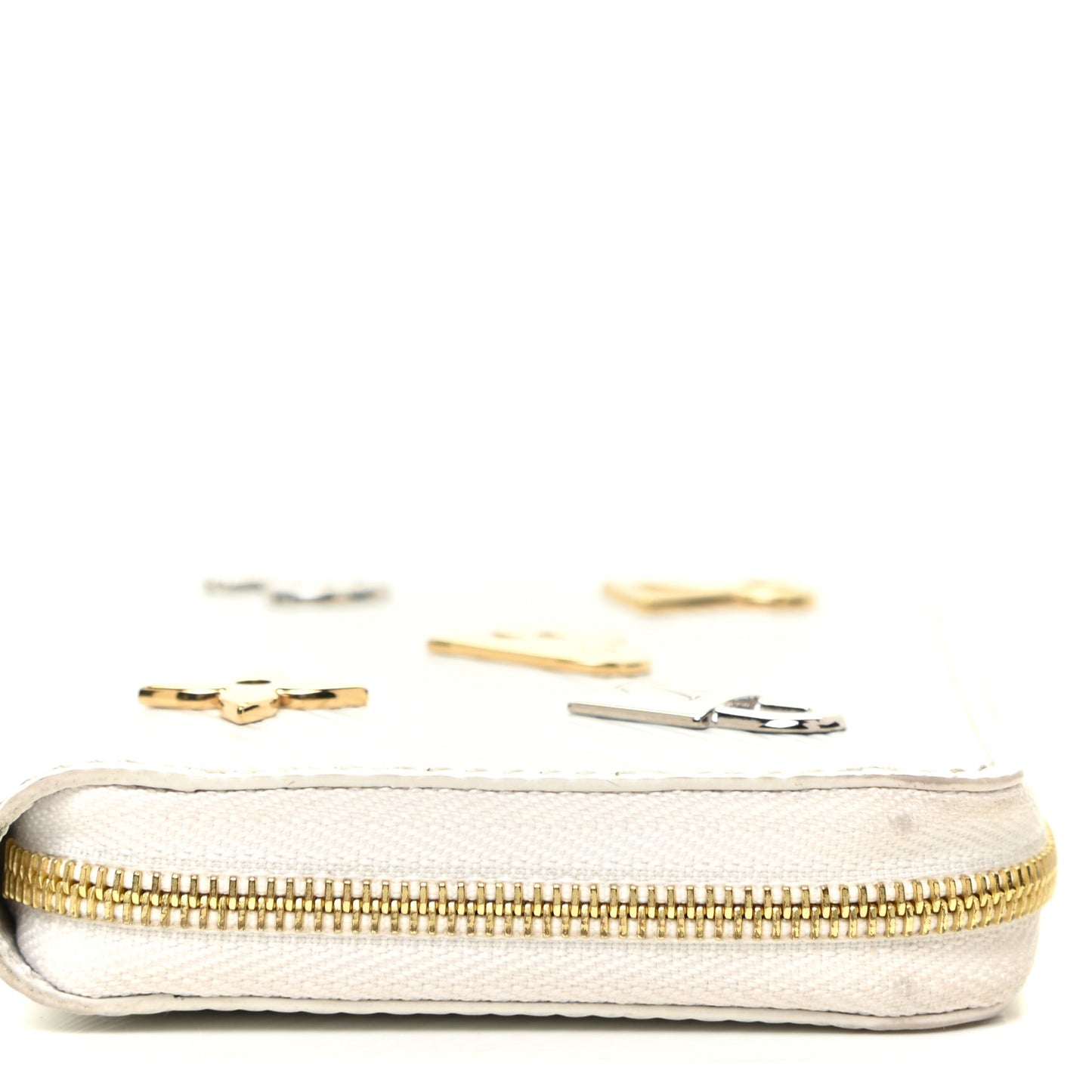 Epi Love Lock Zippy Coin Purse White