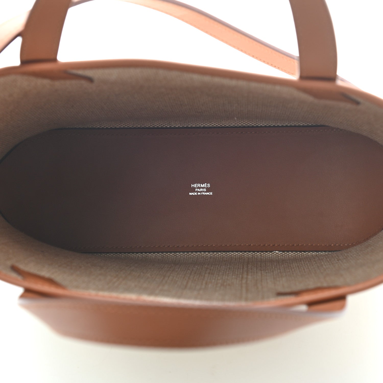 Hermes Swift Toile H Cabas H En Biais 27 Ecru Naturel Gold 4 of 9