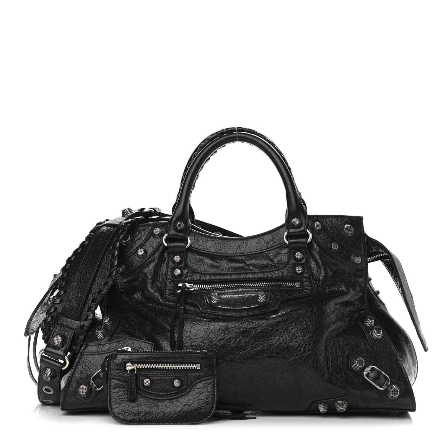 Balenciaga Agneau Arena Neo Cagole City Handbag Black 1 of 9