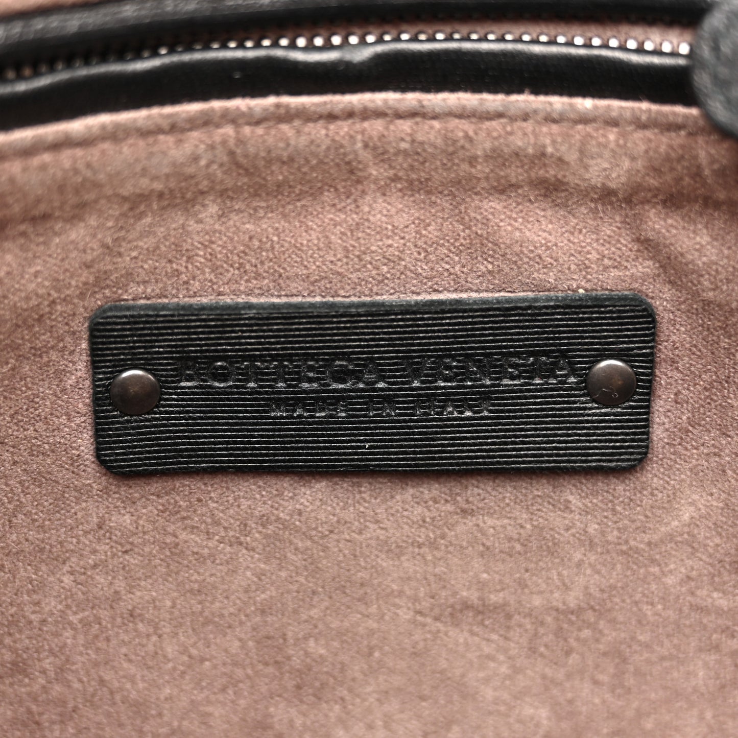 Nappa Intrecciato Nodini Bag Black